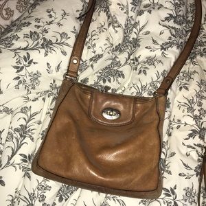 Fossil leather crossbody purse